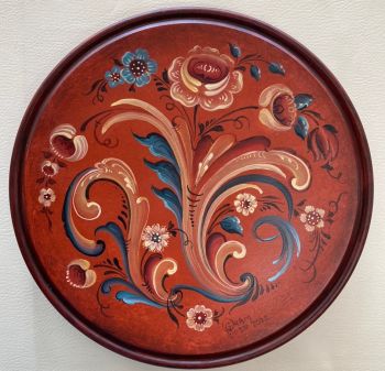 Sigdal Original Painted  8 Inch Plate